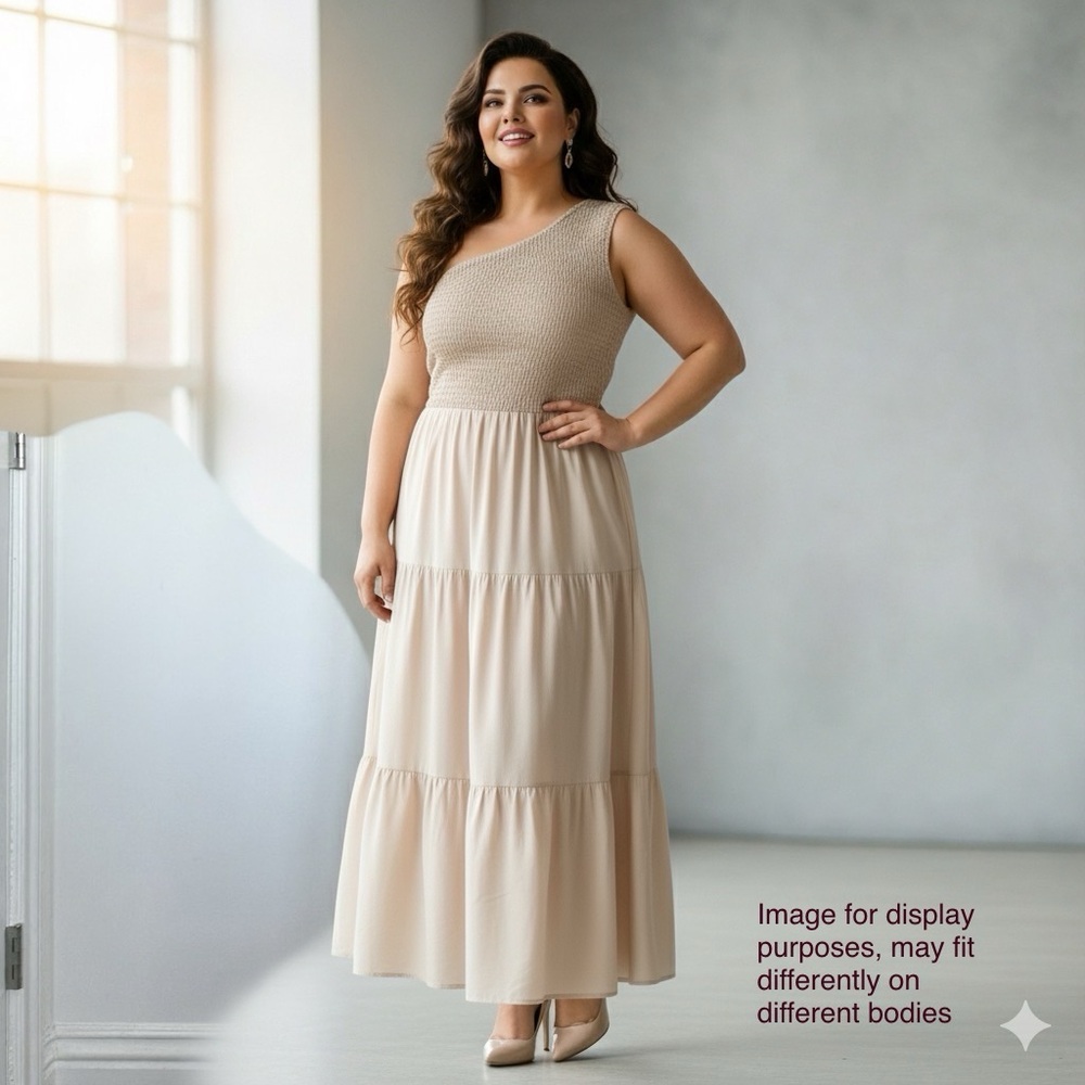 NWT | Beige Long Dress Size L
